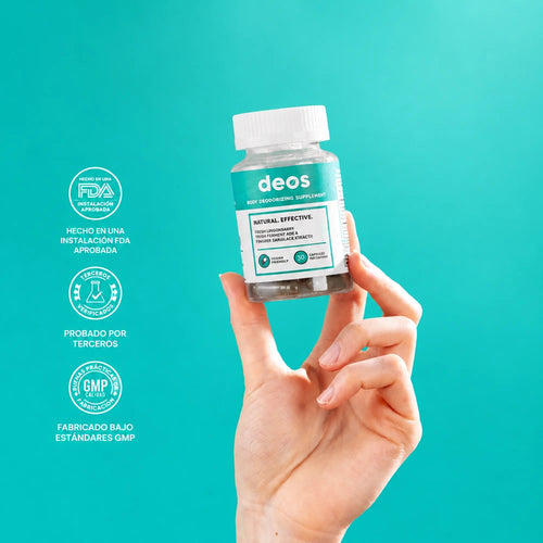DEOS® Suplemento Desodorante - Elimina el mal olor desde el interior