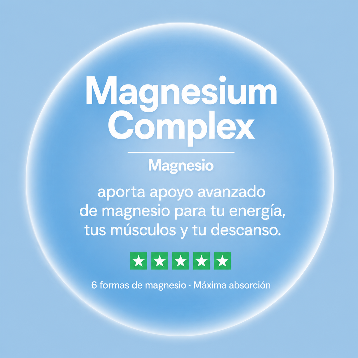 Magnesium Complex – 6 Formas de Magnesio para Energía, Músculos y Descanso