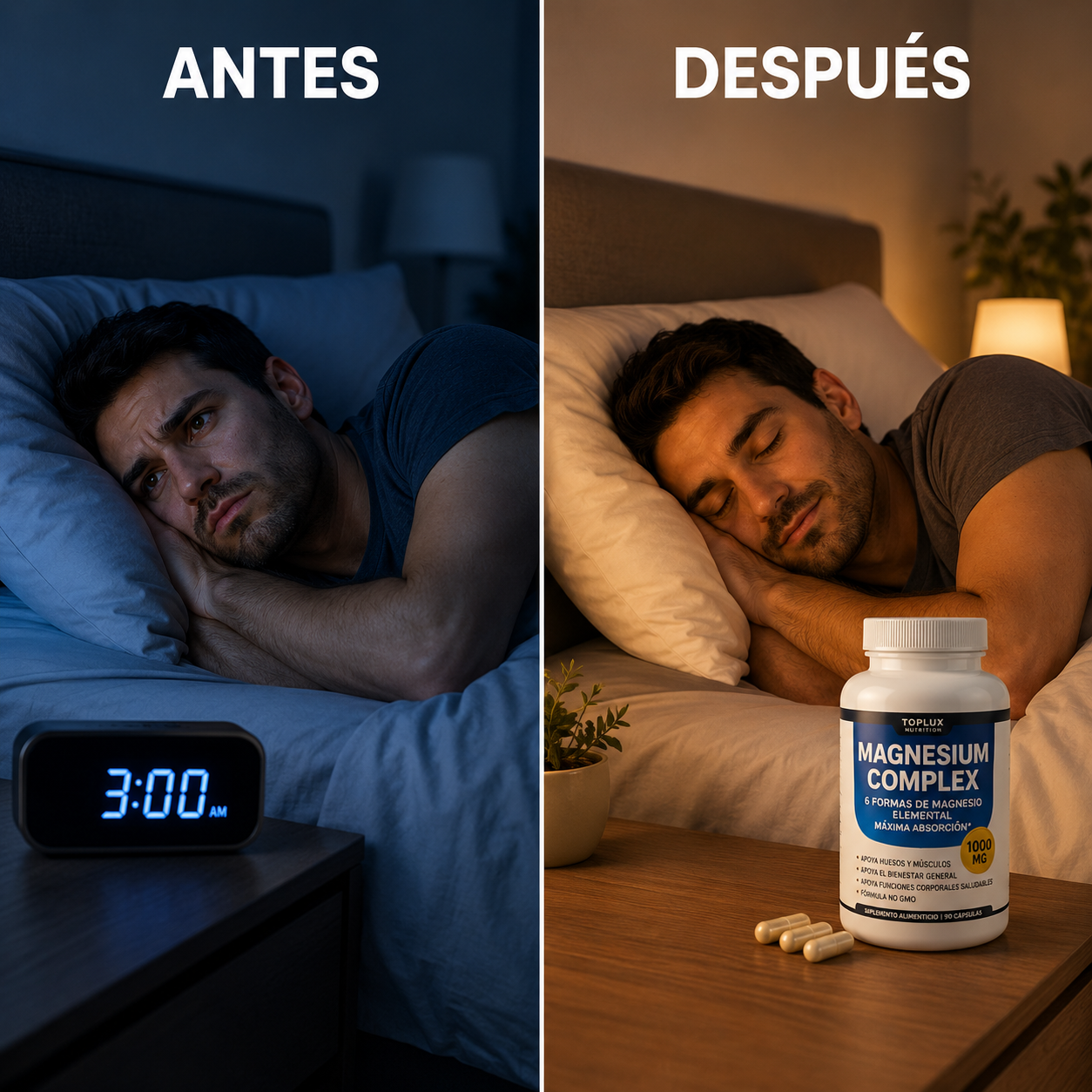 Magnesium Complex – 6 Formas de Magnesio para Energía, Músculos y Descanso
