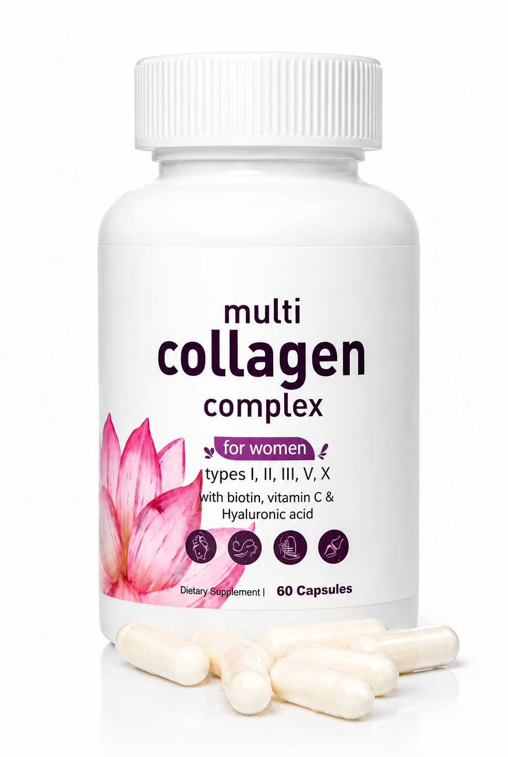 Multi Collagen Complex – Piel Radiante, Cabello Fuerte y Uñas Sanas