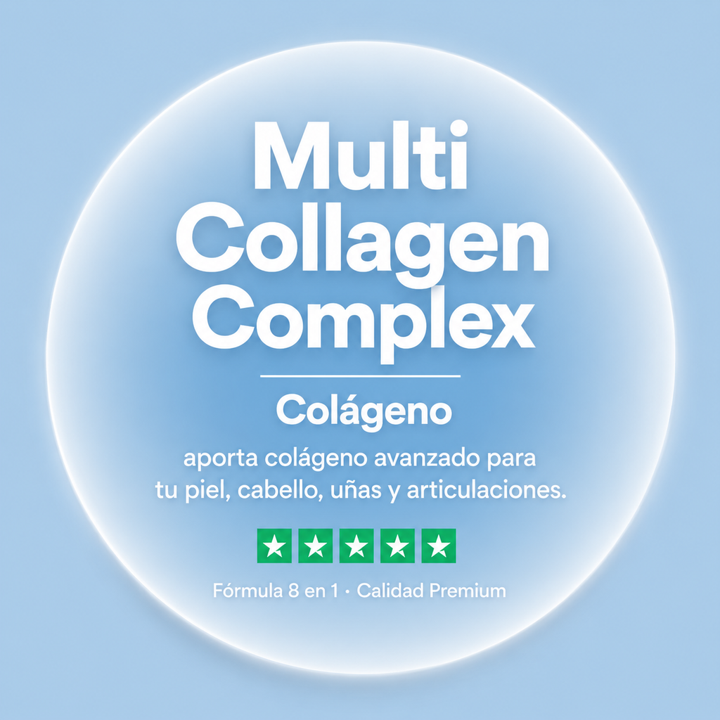 Multi Collagen Complex – Piel Radiante, Cabello Fuerte y Uñas Sanas